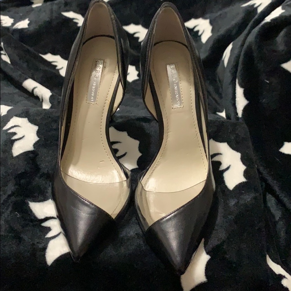 BCBG Black Tricky Heels
